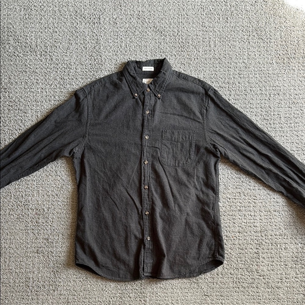 Men's charcoal Button-Up Shirt J Crew